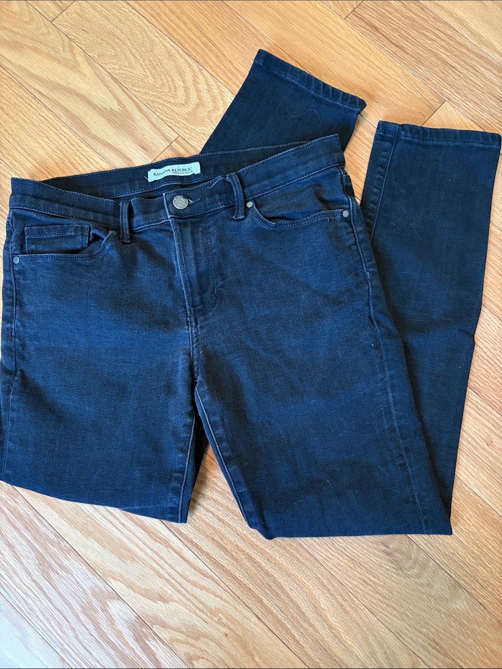 Banana Republic Faded Black  Skinny Jeans